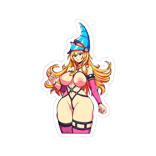 NSFW Dark Magician Girl Kiss Cut Sticker