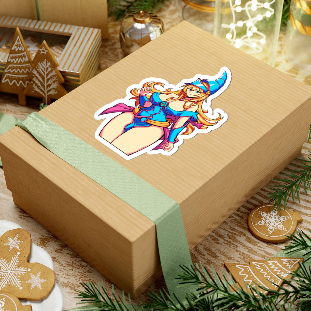 SFW Dark Magician Girl Kiss-Cut Sticker